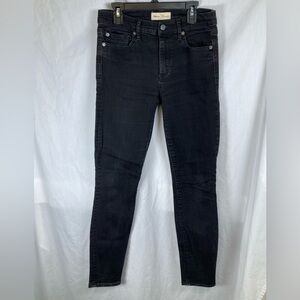 GAP 1969 Women's True Skinny Jeans - Black Sz 28 Classic Denim